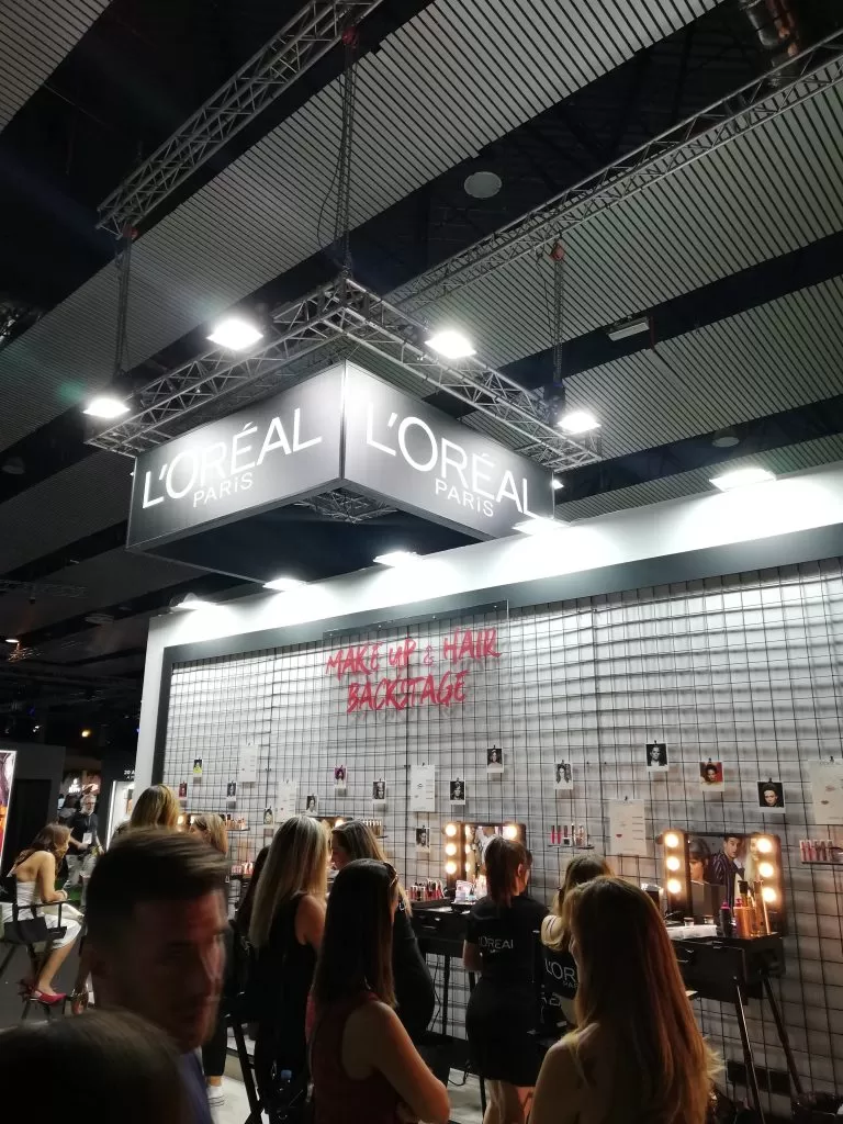 Espacio de L'óreal en la MBFW