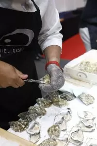 Concurso de abridores de Ostras