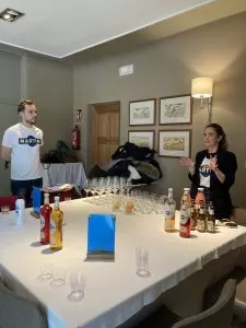 Degustación de Martini sin alcohol
