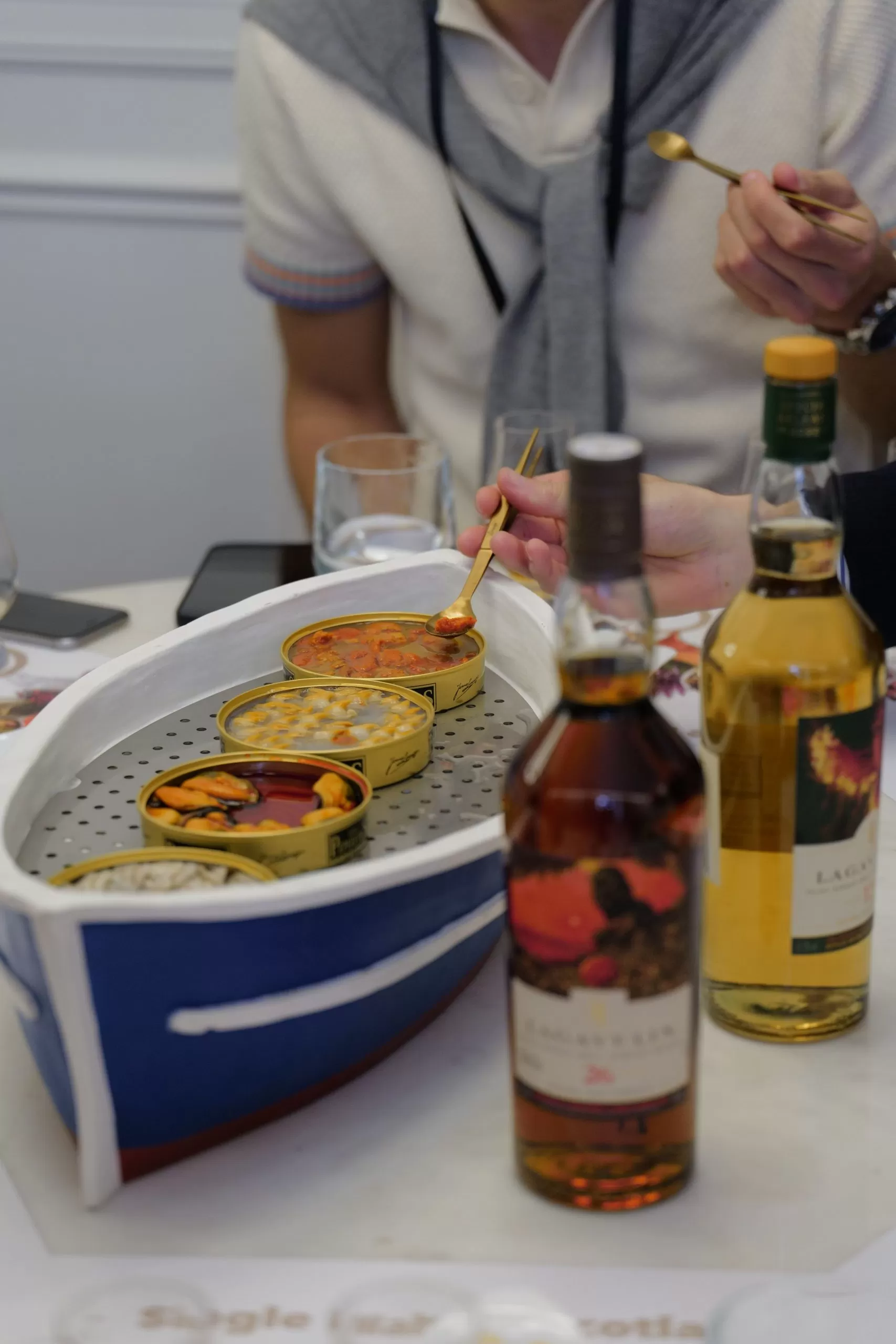Comida gourmet y bebida