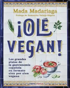 Portada de un libro vegano